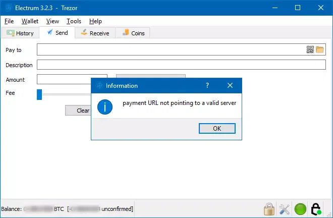 12. BitPay Failed Payment
